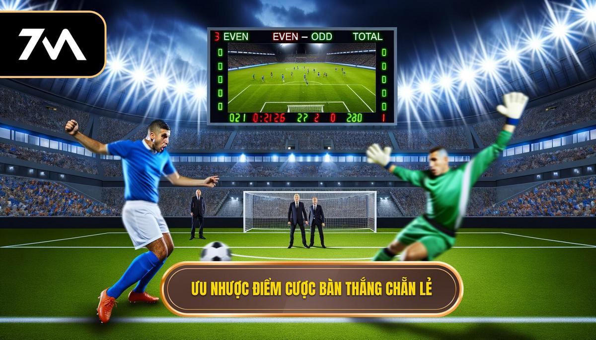 Ưu điểm và nhược điểm của cược số bàn thắng chẵn lẻ