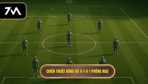 Chiến thuật bóng đá 4-1-4-1 phòng ngự