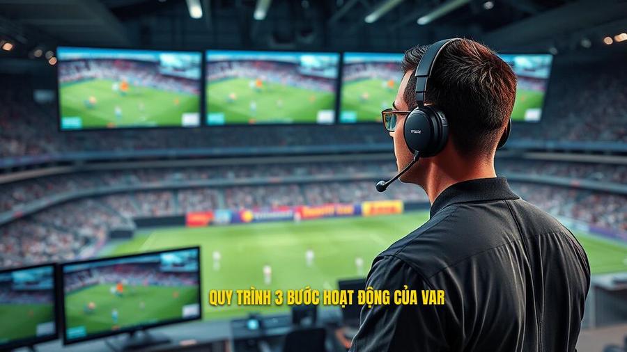 Công nghệ VAR trong bóng đá hoạt động thế nào? Phân tích chi tiết từ góc nhìn chuyên gia 2 Công nghệ VAR trong bóng đá hoạt động thế nào? Quy trình 3 bước tiêu chuẩn
