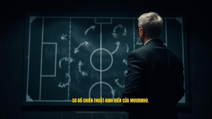Chiến thuật Jose Mourinho: Đỉnh Cao Của Thực Dụng Và Nghệ Thuật Chiến Thắng 2 Các sơ đồ chiến thuật kinh điển của Mourinho