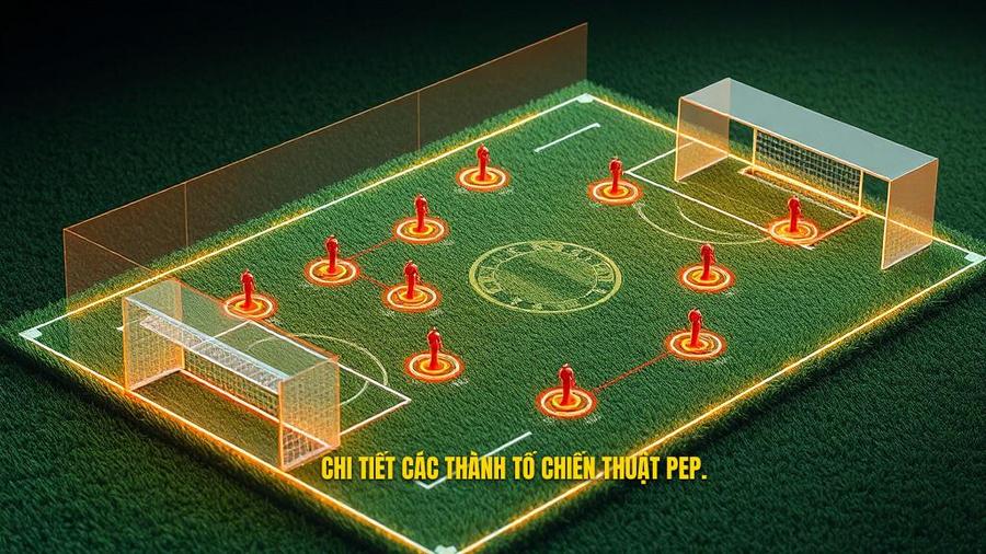 Chiến thuật Pep Guardiola: Sự Tiến Hóa Của Những Bộ Óc Thiên Tài 3 Phân tích chi tiết các thành tố trong Chiến thuật Pep Guardiola