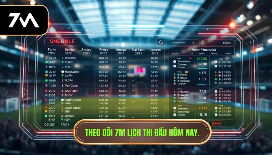 7M Lịch Thi Đấu Hôm Nay: Cập Nhật Chi Tiết Và Chính Xác Nhất 1 Theo dõi 7m lịch thi đấu hôm nay
