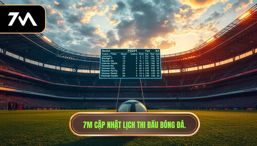 7M Lịch Thi Đấu Hôm Nay: Cập Nhật Chi Tiết Và Chính Xác Nhất 2 7m cập nhật lịch thi đấu bóng đá
