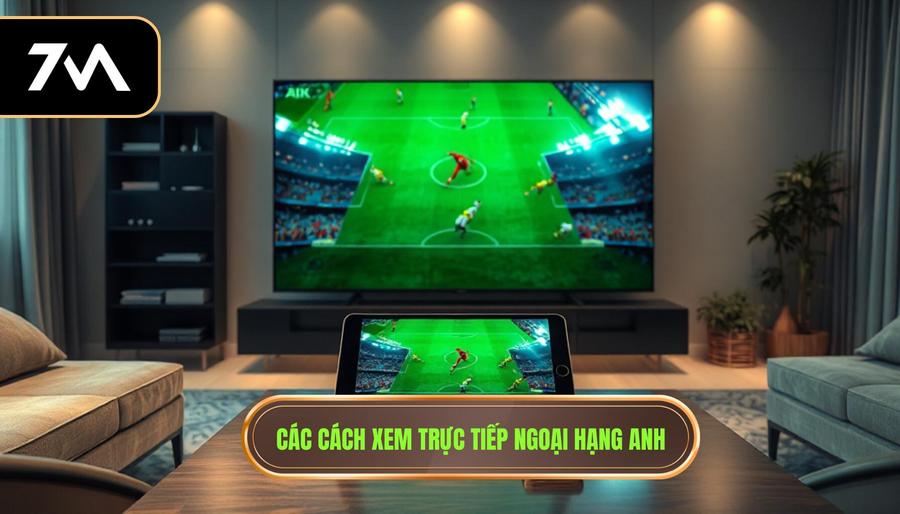 Trực tiếp bóng đá Ngoại hạng Anh hôm nay: Trải nghiệm đỉnh cao cùng 7M 2 Các phương thức xem trực tiếp bóng đá Ngoại hạng Anh hôm nay phổ biến nhất